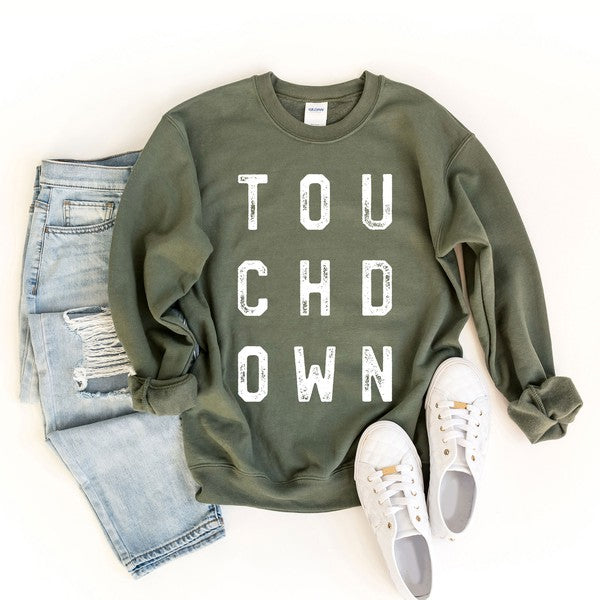Touchdown Graphic Sweatshirt // 5 COLORS