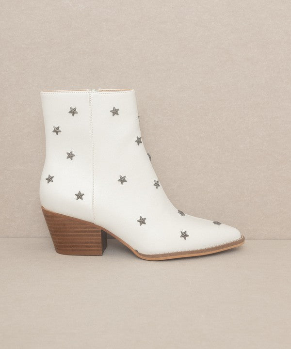 Star Studded Western Boots // WHITE OR BLACK
