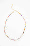 Color Wave Beaded Pearl Necklace