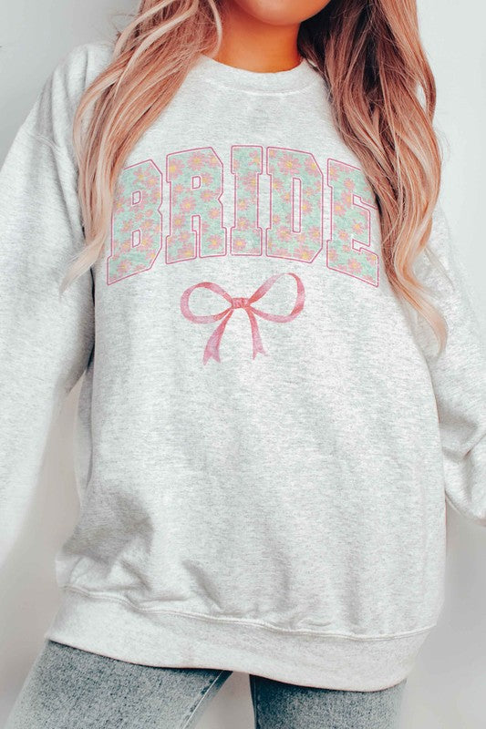 FLORAL BRIDE RIBBON Graphic Sweatshirt