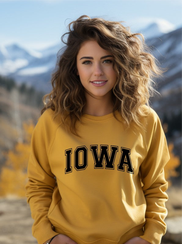 IOWA Varsity Sweatshirt // 5 Colors