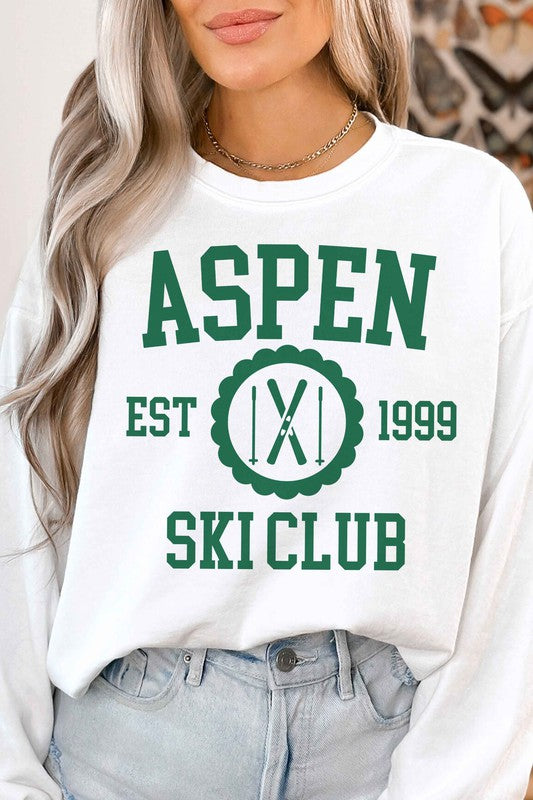 ASPEN SKI CLUB GRAPHIC SWEATSHIRT