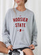 The Hoosier State Indiana Cozy Sweatshirt