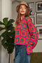 Woodstock Crochet Patchwork Sweater // 2 COLORS