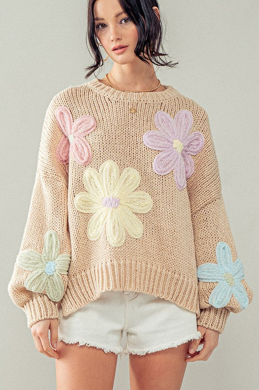 Spring Blooms Sweater