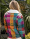 Cozy Colors Checkered Sherpa Jacket