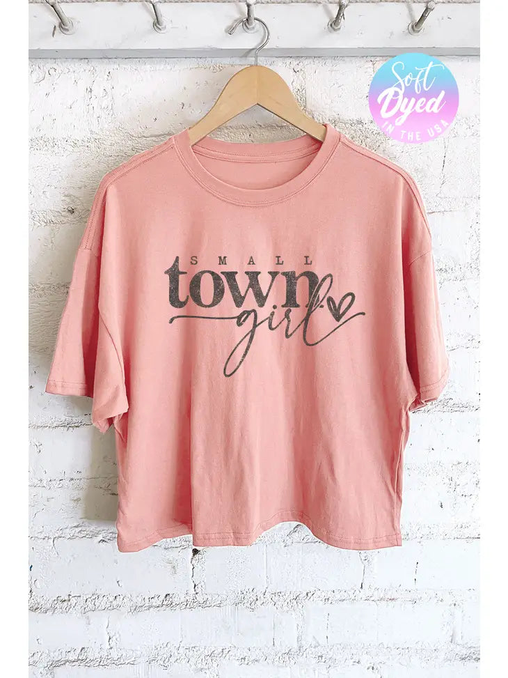 Small Town Girl Long Cropped Tee