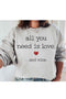 LOVE AND WINE GRAPHIC SWEATSHIRT // 5 COLORS