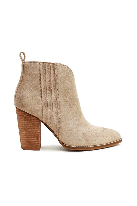 Jackie Taupe Bootie
