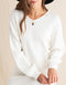 Charlotte Ivory Ribbed Sweater