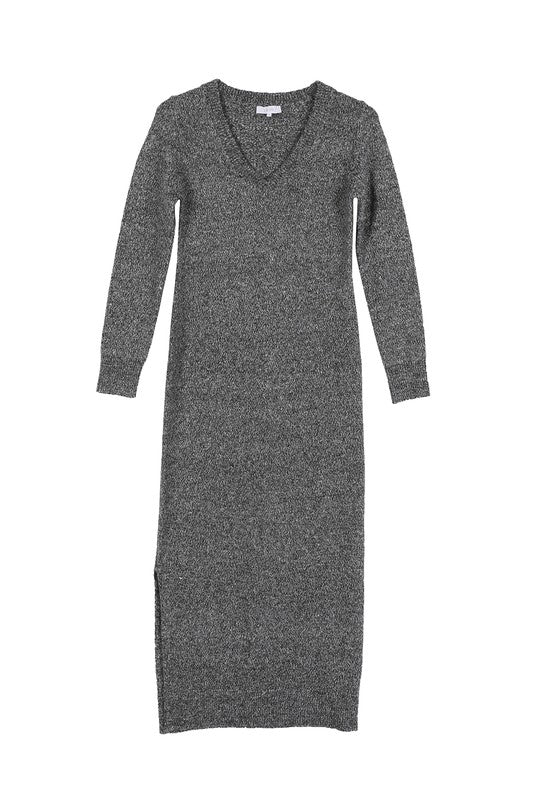 Blaire Sweater Dress // Brown or Grey