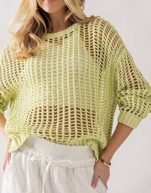 All The Ways Crochet Top // Lime or Natural