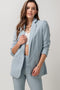 Juliette Pocketed Blazer || Blue Stone