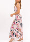 Brenda Floral Faux Wrap Maxi Dress