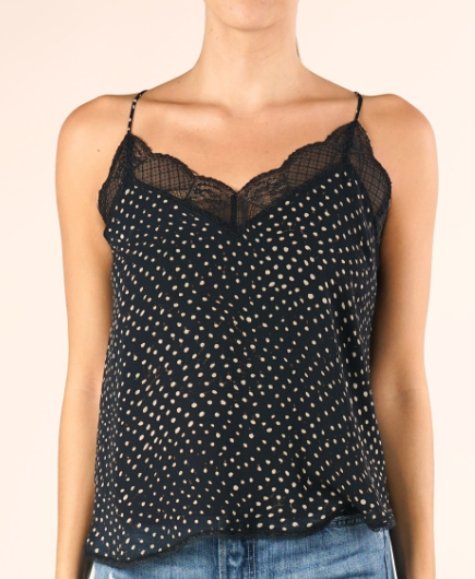 BeWicked, Polka Dot Cami Set with Crossover back Straps