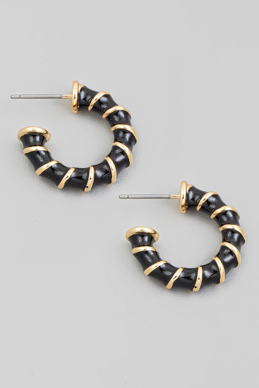 Gold Twist Earrings // 3 COLORS