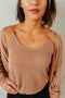 Kourtney Side Button Cardigan & Cami Top Set