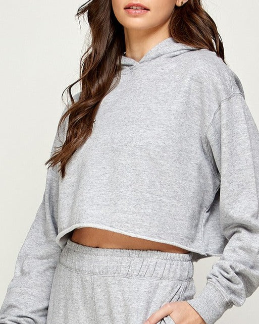 Gym Cutie Soft Cropped Hoodies || 3 COLORS