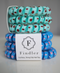 Polka Dot Ouch-less, Strong Grip Hair Ties 3 PACK // Multiple Colors