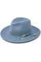Kaia Wool Panama Hat // Powder Blue