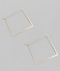 Gold Or Silver // Kristin James Square Hoop Earring