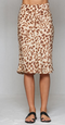 Thrill of the Chase Leopard Satin Midi Skirt
