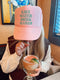 Save Water Drink Margs Trucker Hat - Light Pink