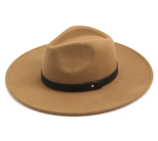Montana Wool Wide Brim Hat // Black or Brown